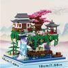 2830 Teile Gudong Wisdom 3D Baustein Serie Taohuatan Miniaturmodell 3D Puzzle Montage Sammlungsmodell Spielzeug