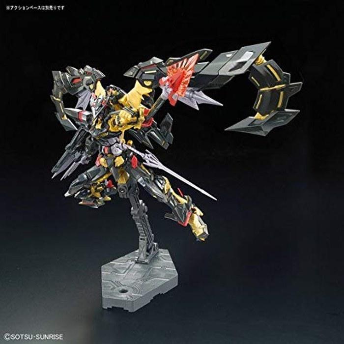 BANDAI SPIRITS HG Mobile Suit Gundam SEED ASTRAY Gundam Astray Gold Frame Amatsumina 1/144 Scale Color-Coded Plastic Model Kit, Black