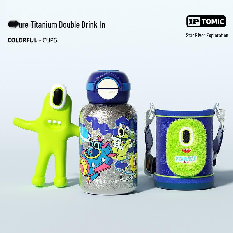TOMIC TW60196Ti Pure Titanium Kids Insulated Bottle