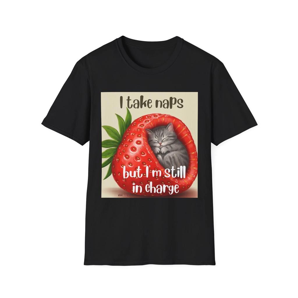 Cat Nap T-Shirt - Perfect for Cat Lovers, Fun Gift, Relaxed Style, Cute Humor,