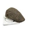 Make old and show your face, small and casual, personalized leopard print denim forward hat, women's summer short brim, versatile retro shell