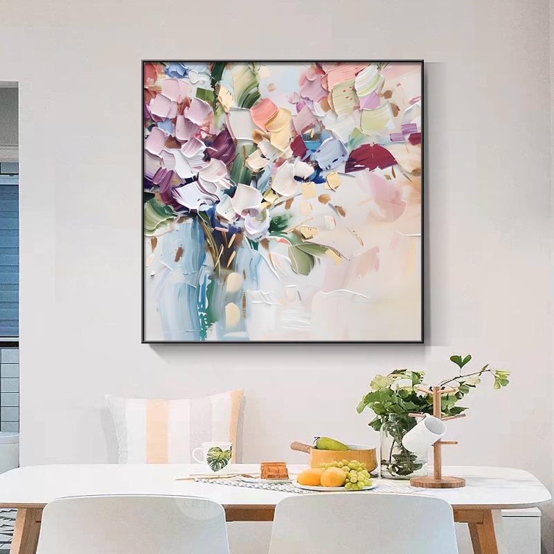 Modern Abstract Floral Wall Art for Living Room & Dining