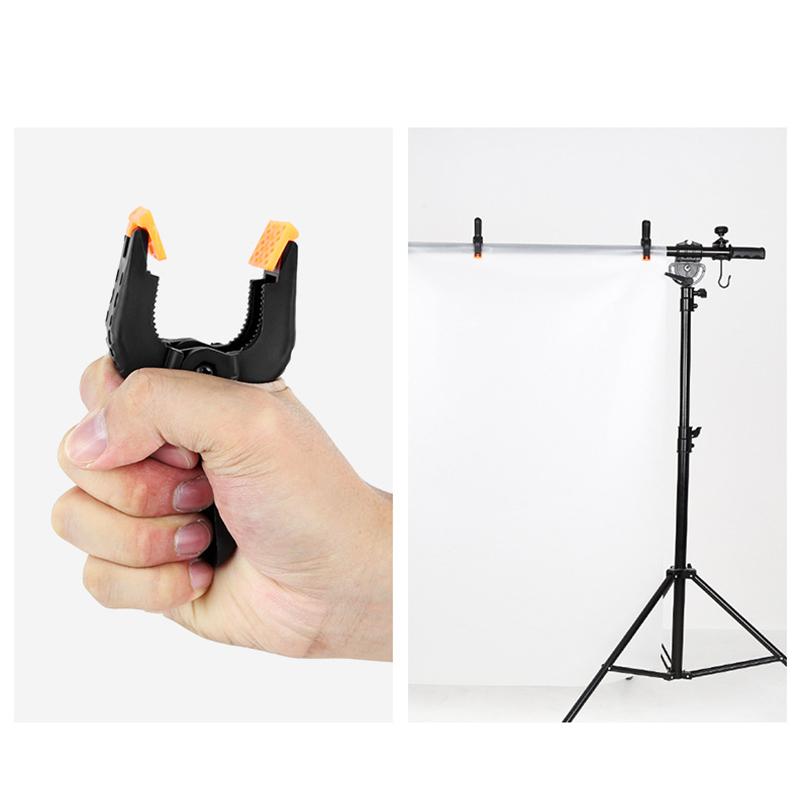 10/20Pcs Spring Clamps Heavy Duty Plastic For Background Muslin Canvas Paper Chromakey Screen Clip Photo Studio Carpenter Tool
