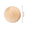 5 Pieces Wooden Balls for Crafts and DIY Projects Decor Ornaments Handmade Unpainted Parts
