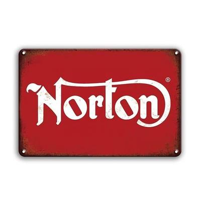 Classic Motorcycles Tin Sign Rustic Metal Wall Art Retro Man Cave Decor