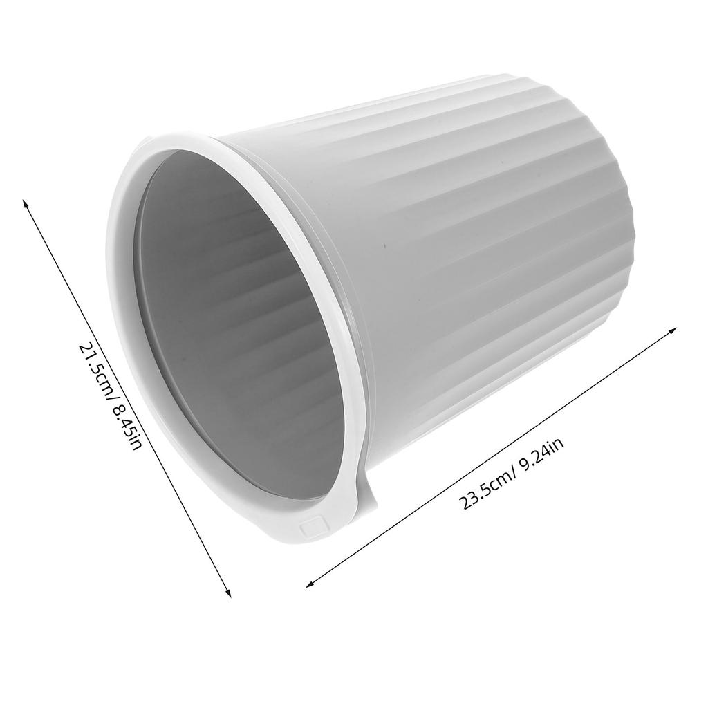 Large Capacity Simple Trash Can Style Pressure Ring Keeps Air Fresh for Home Office Kitchen Bedroom Bathroom Stylish Waste
