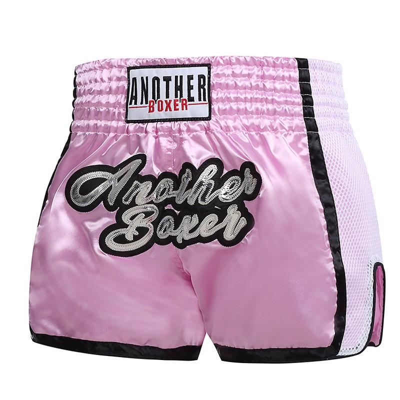 Muay Thai Shorts Men Women Kids Training MMA Boxing Kickboxing Fight Gear Athletic Workout Pants