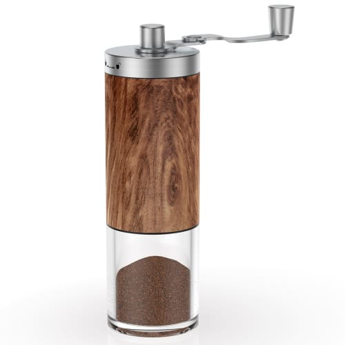 

Leafutt Coffee Grinder, Stainless Steel, Manual Grinding, Fineness and Coarseness Adjustment, Versatile for Outdoor Camping, Easy to Clean, Portable,