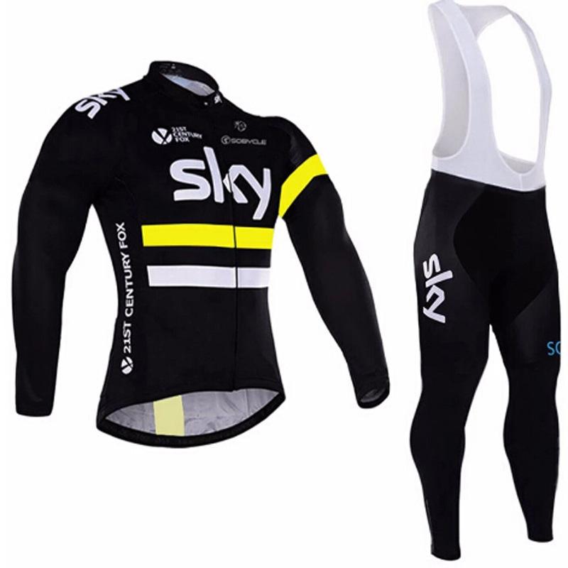 2026 Cycling Suit Long Sleeve Strap Set Mountain Self Road Suit
