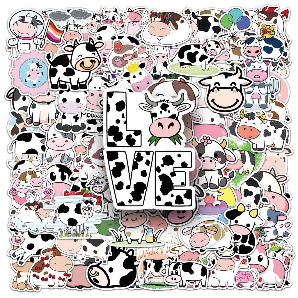 100 Cute Animal Graffiti Stickers for Personalized Decoration - Perfect for Water Bottles & Phone Cases
