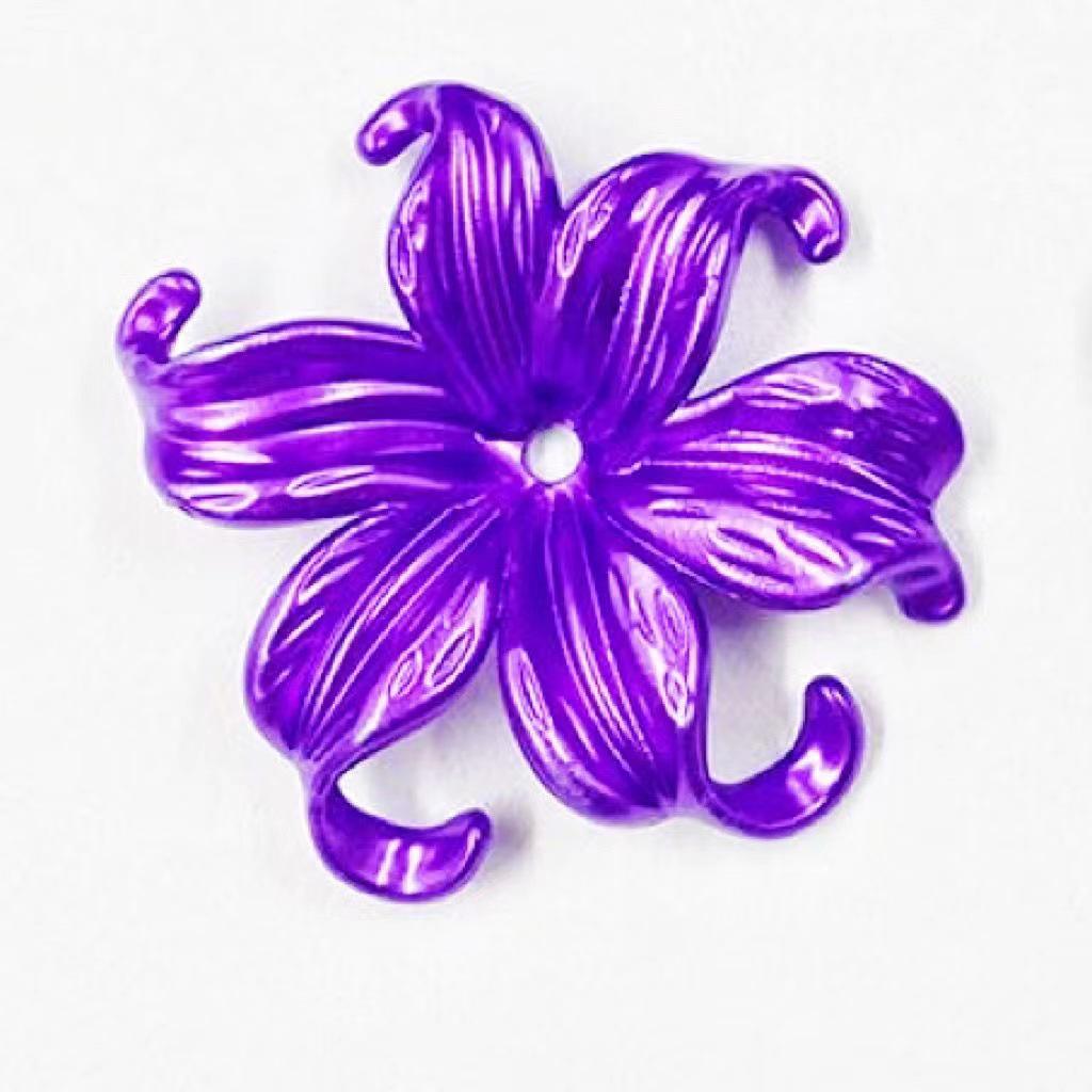 Iris Petal Handmade Six-Petal Flower Beads Kit for DIY Decorations