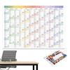 2026 Large Wall Calendar 12-Month Vertical Hanging Planner Big Grid Paper for Office & Home, School Classroom Planning