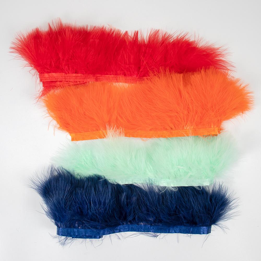1Meter Fluffy Turkey Feathers Trim Fringe Ribbon 8-10Cm Marabou Feather For Craft Fringe Sewing Wedding Party Clothing Dress