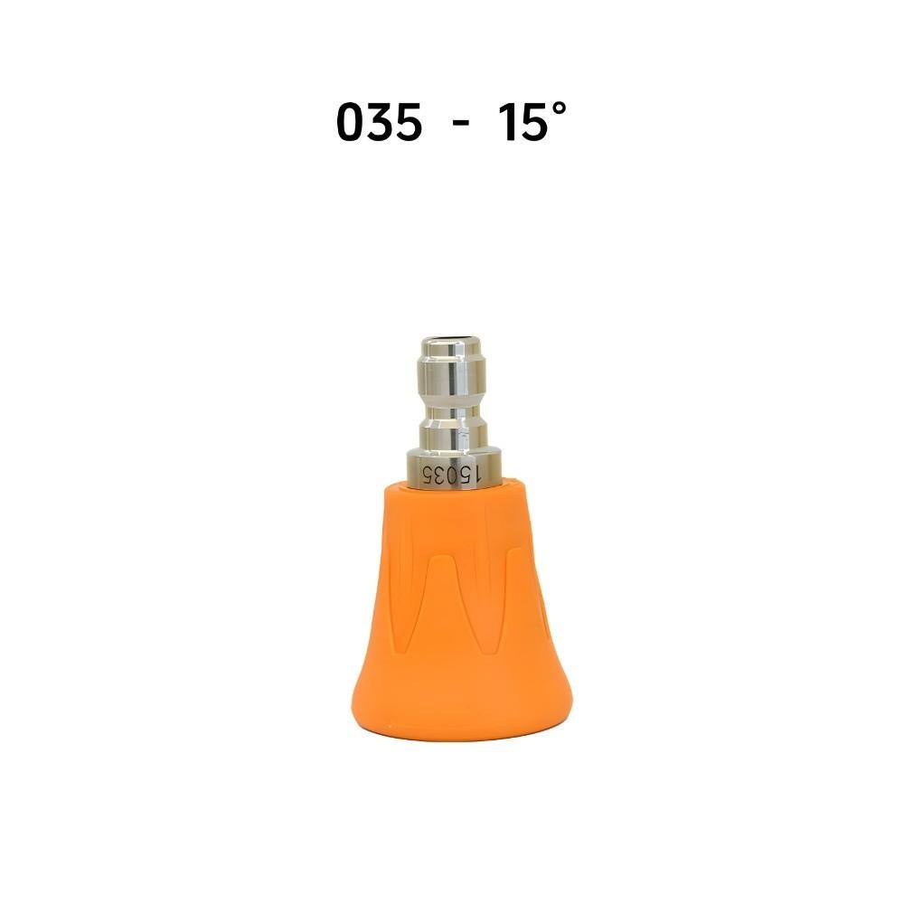 Splash Proof Car Wash Nozzle 0° 15° 25° 40° Washer Tips Portable High Pressure Water Spray Nozzle