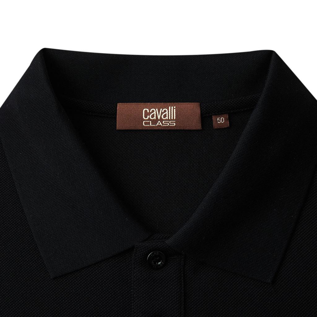 Men's Short-Sleeved Polo T-Shirt with Printed Alphabet