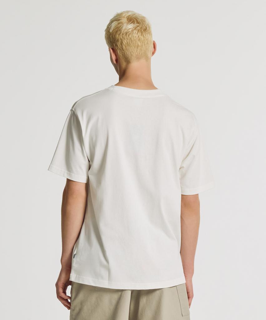 Nyuballanseu Nbneg32823 / Uni Essential Classic Lettering Short Sleeve T-Shirt (White)