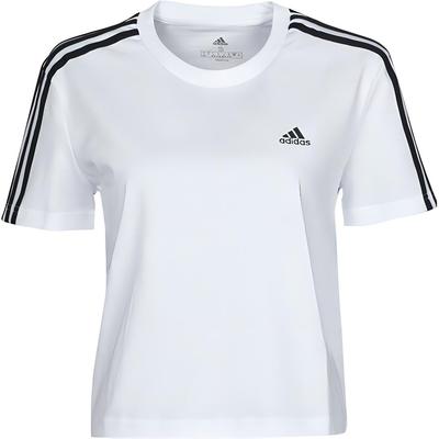 3-Stripes Crop Top Women Tops White GL0778