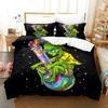 3D Print Alien Gangster Comfortable Duvet Quilt Cover Pillowcase Bedding Set Children Bedroom Decoration Home Textile