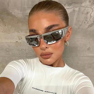 Okulary przeciwsłoneczne Wrap Around Y2K Classic Steampunk niepolaryzacyjne Okulary damskie Okulary sportowe Okulary przeciwsłoneczne Gogle Okulary przeciwsłoneczne