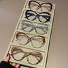 4pcs Round Butterfly Frame Glasses Fashionable Versatile Women Eyewear Plain Design Stylish Accessory