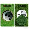 Golf Loch Tasse Plastik Weiß Golf Putting Universell Loch-Tassen Abdeckringe Golfplatz Übungs Putting Trainer