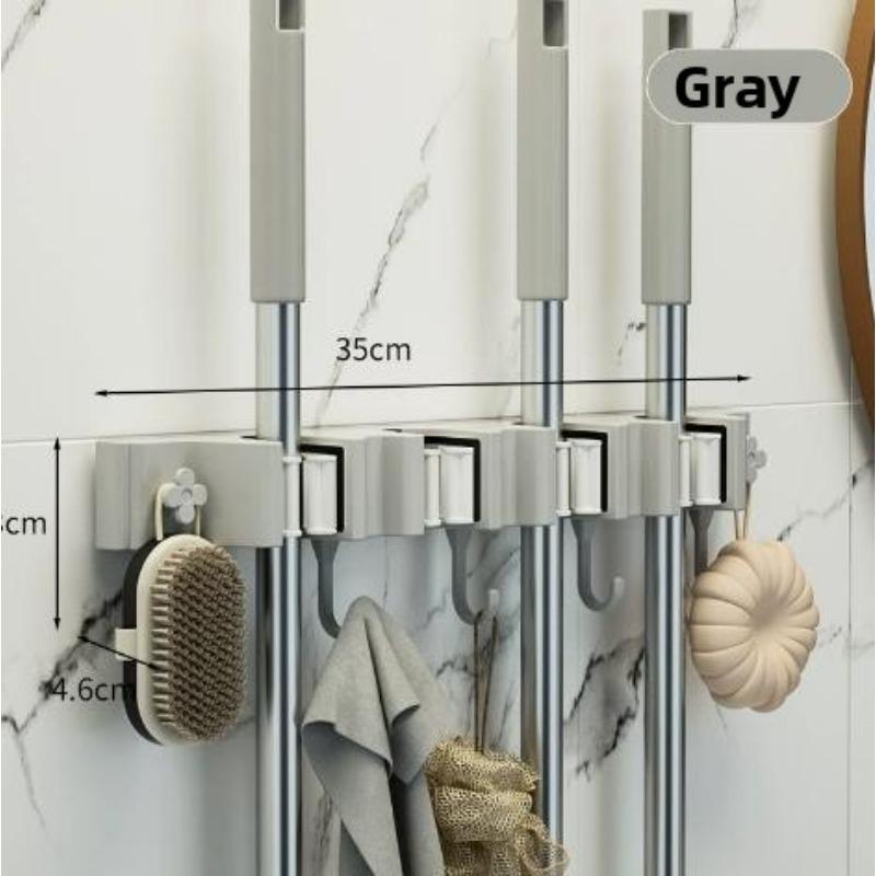 Mop Clamp, Suction Cup Mop Clamp, Non-drilling Mop Clamp, Mop Clamp, Suction Cup Hook, Bathroom Sticky Hook Storage Wonder