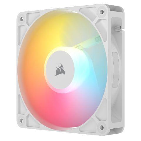 CORSAIR - RS120-R ARGB White - Ventilateur boîtier - 120 mm ARGB Fan - Triple Pack