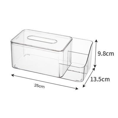 Tissue Holder Transparent Solid Organization Table Napkin Holder Case   Tissue Box  Living Room Supplies