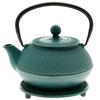 0.8L CAST IRON KETTLE 2x CUPS TEAPOT WITH HERB STRAINER