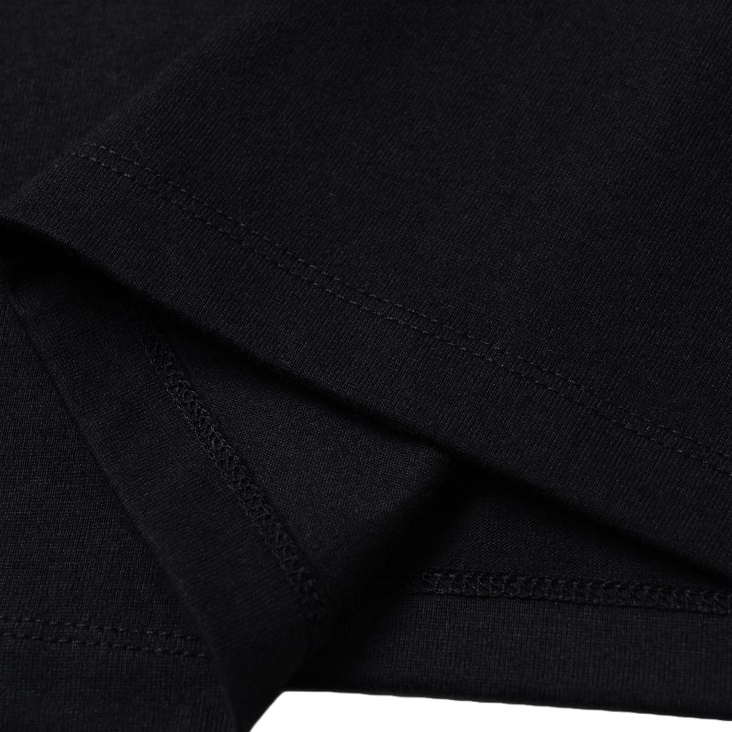 MCM Letter Pattern Loose Round Neck Short Sleeve T-Shirt Men Tops Black MHTBSMM09-B200