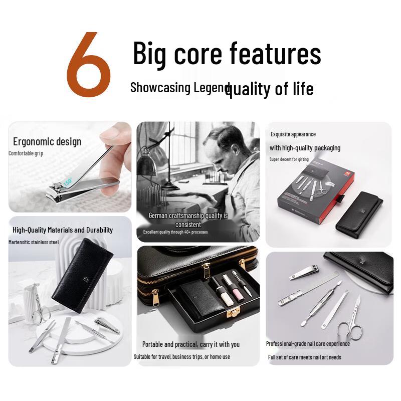 Zwilling Premium 5-Piece Manicure Set