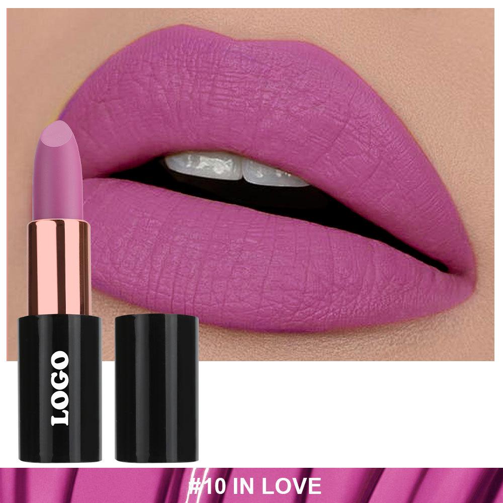Waterproof and Non-Transfer Matte Lipstick: Long-lasting, No-Fade, No-Stick Formula.