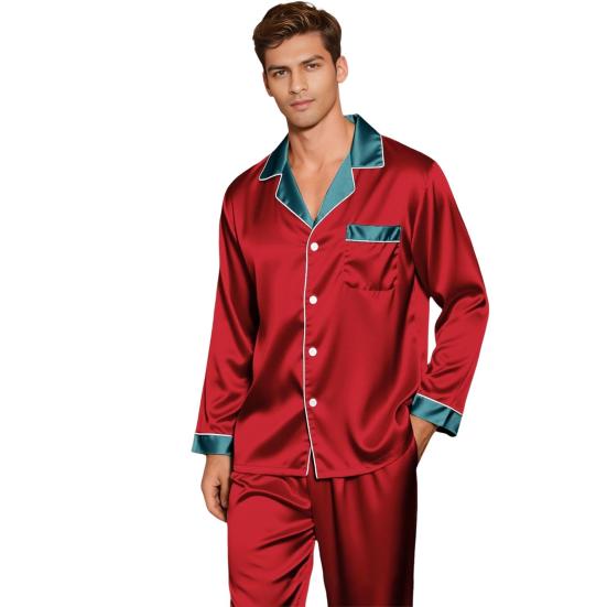 Familie Julepysjamas Matchende Sett 2 Deler Nattøy Antrekk Jule-temakostymer Komfortabelt Loungewear for Voksne Barn