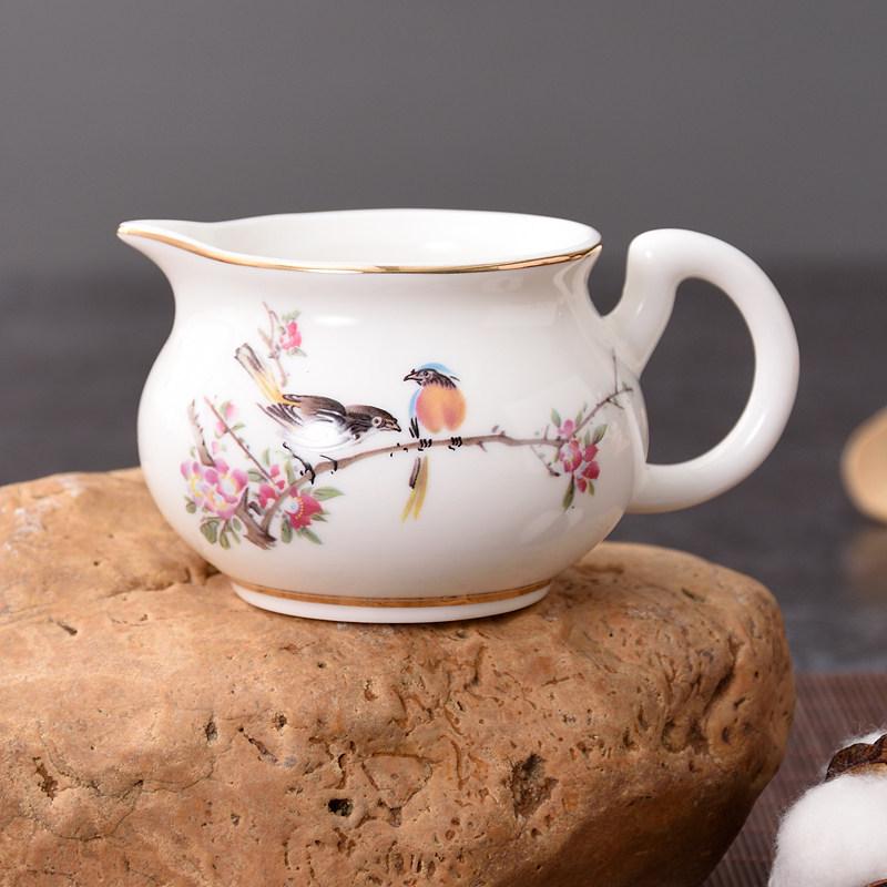 Blue & White Porcelain Tea Pitcher Gong Dao Bei 170ml for Kung Fu Tea Sets