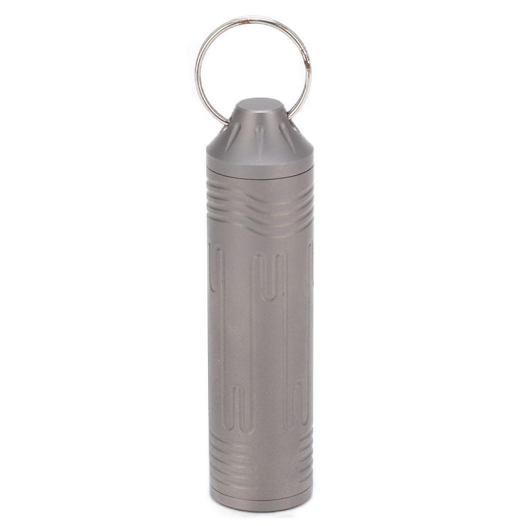 Pills Cases Keychain Portable Waterproof Emergency Medicine Storage Box for Outdoor Travel