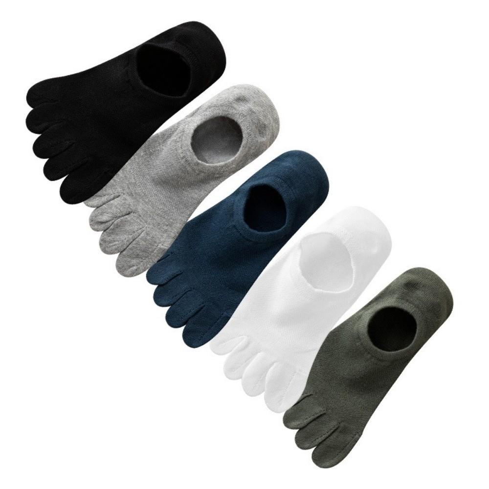 Anti-Slip Five Finger Socks Cotton Toe Separate Socks Sports Socks No-Show Socks  Running