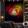 Wall Hanging Tapestry Bayer Leverkusen Football Print Cloth for Living Room Bedroom Home Decor