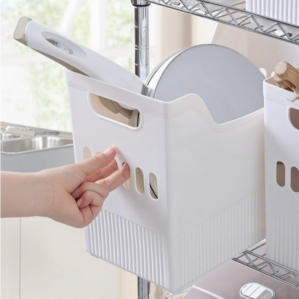 Space Saving Kitchen Storage Box Multi-Size Home Storage Basket Sundries Sorting Box Office