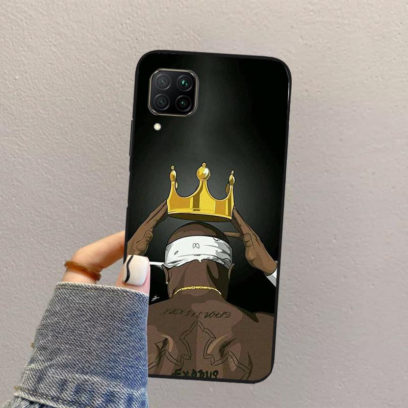 

Чехол для телефона Huawei Nova 3i 7i 8i 11i 12i 9 10 SE Y73 Y90 Y70 Y72 Y61 Y91 P30 P40 Lite P60 Pro с изображением рэпера T-Tupac Shakur Huawei P40 Lite 4G