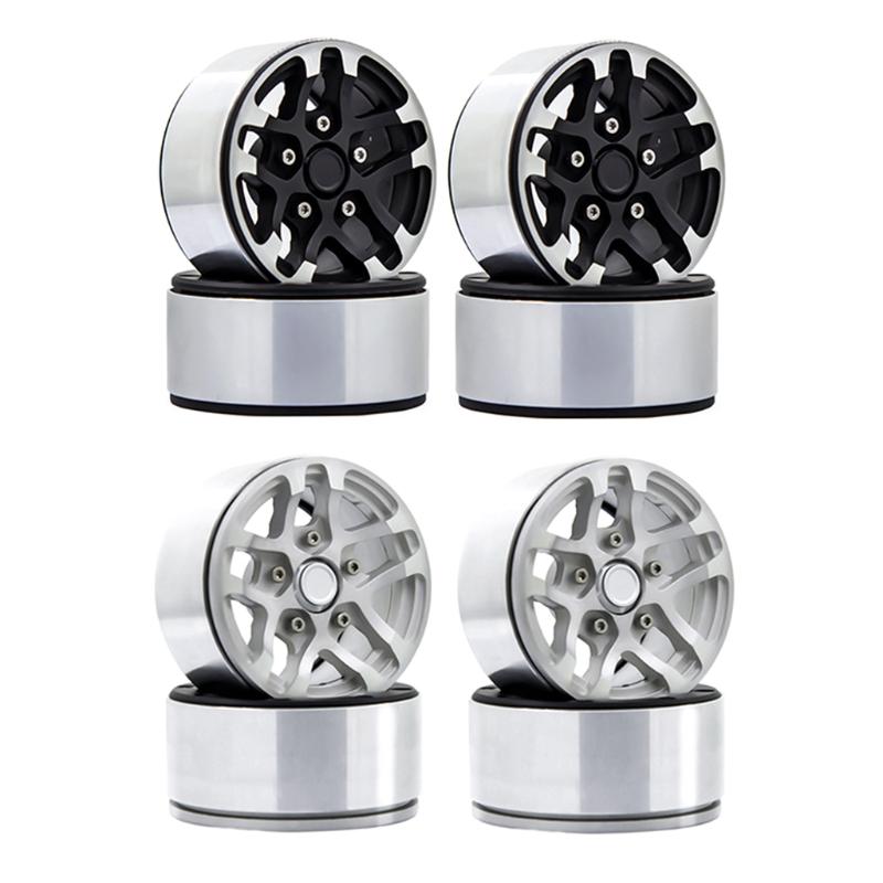 Alluminum Alloy Lock Tire Hub Wheels Model Metal Made Wheel Hub for:TRX4 SCX10 for Car Toy 1/10 Crawler Car