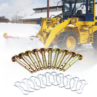 20-teiliges Scherstift-Set, hochdichtes, verbiegesicheres Metallstift-Set, passend für Schneefräsen, ersetzt Schneefräse