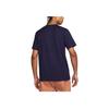 Nike Solid Color Letter Print Round Neck Straight Short Sleeve T-Shirt Men Tops Dark-Blue FD1048-498