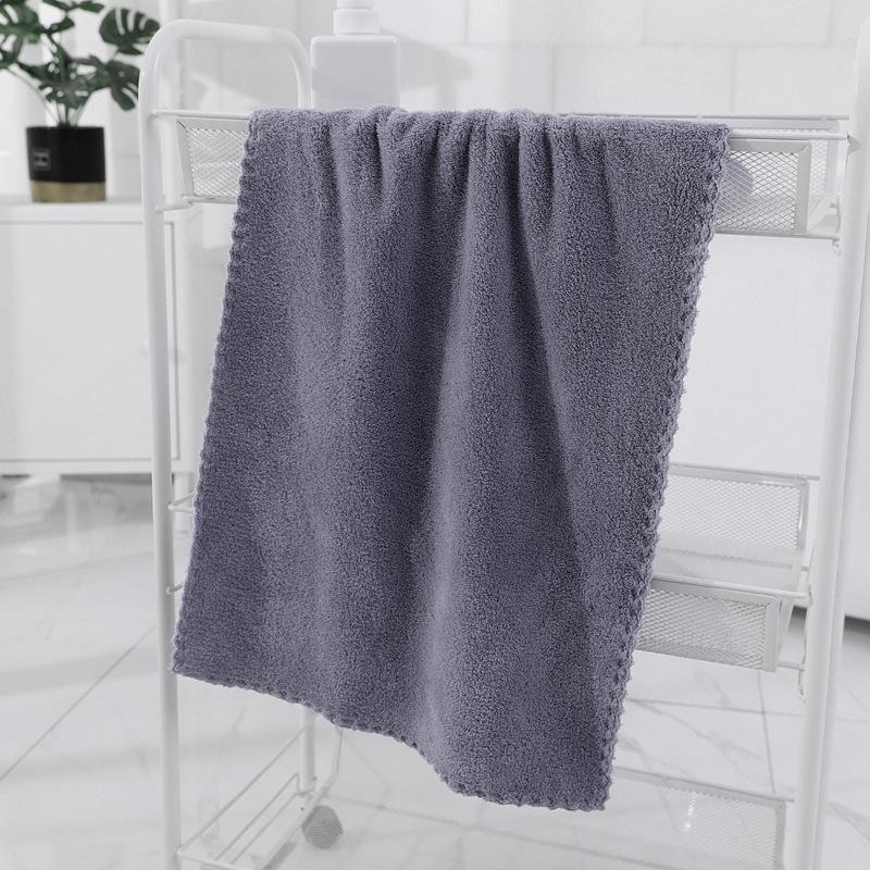 Coral Fleece Bath Towel Super Absorbent Soft Fluffy Lint Free For Bathroom Gym Travel Home Use