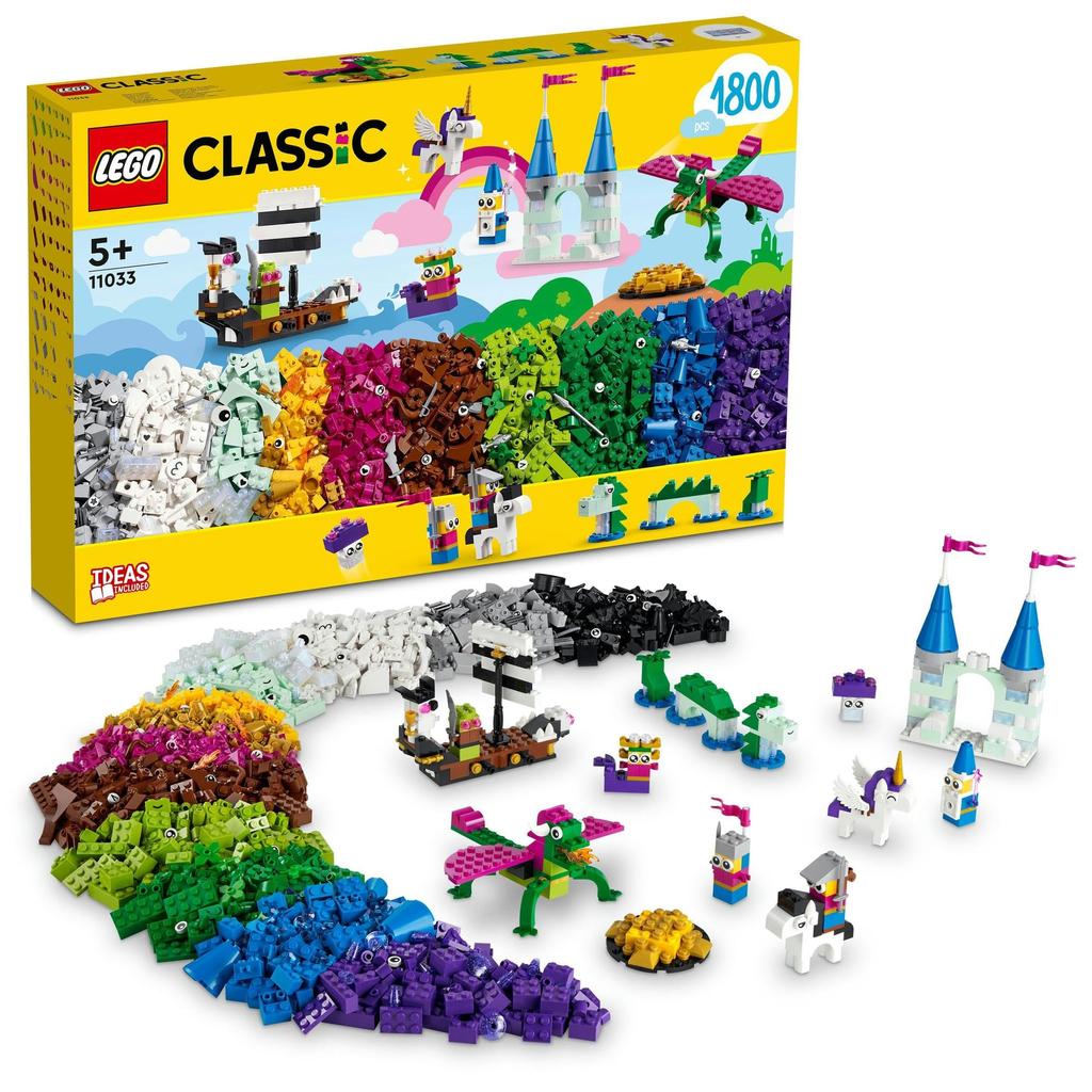 LEGO Classic Fantasyland Toy Present Birthday Block Educational Christmas Boys Girls Children 5 Years Old 6 Years Old 7 Years Old 8 Years Old Pretend