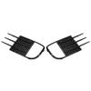 Front Bumper Fog Light Grille Grill Cover For VW For Golf MK6 GTD & GTI 2009-2013 Glossy Front Bumper Side Air Vent Splitter