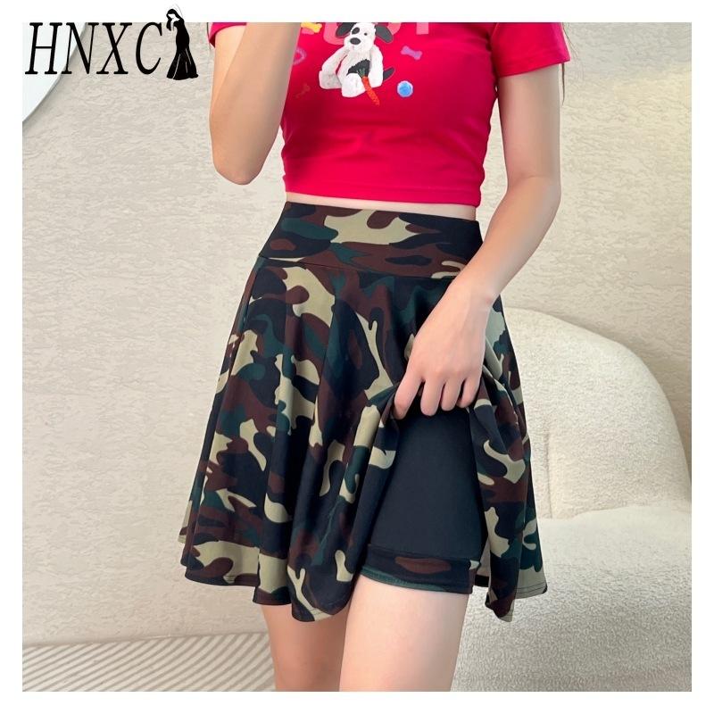 HNXC Dámská módní ležérní letní jarní sukně