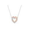 Swarovski Swa Infinity Double Heart Necklace Women necklace 5518868