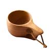 Coffee Cup Natural Jujube Wood Tea Cup With Handgrip Milk Travel Wine Beer Cups For Home Bar Kitchen Gadgets