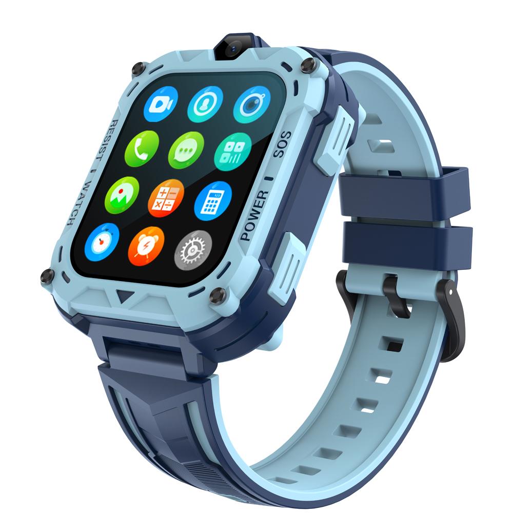 

Новий дитячий смарт-годинник VK39 4G з GPS, SOS, відеодзвінком, Wi-Fi, SIM-картою, камерою 0.08 Мп, великим екраном, 4G-годинник для дітей, подарунок синій