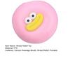 Cartoon Sausage Mouth Stress Ball Bun Squeeze Fidget Big Eyes Steamed Toy Soft Stretchy Decompression Dumpling